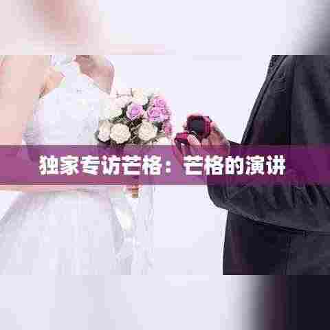 独家专访芒格:芒格的演讲