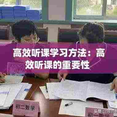 高效听课学习方法:高效听课的重要性