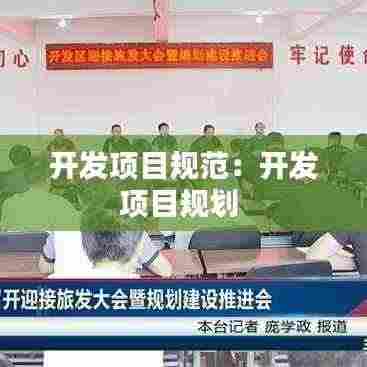 开发项目规范:开发项目规划