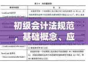 初级会计法规范,基础概念、应用价值与实战应用指南