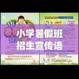 小学暑假班招生宣传语:小学暑期班招生宣传单