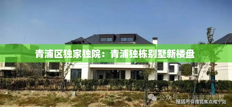 青浦区独家独院:青浦独栋别墅新楼盘