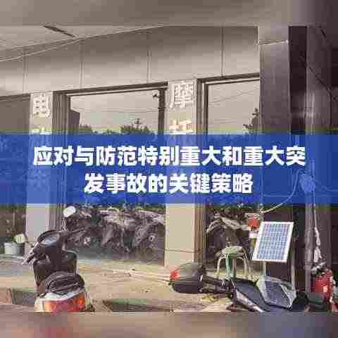 应对与防范特别重大和重大突发事故的关键策略