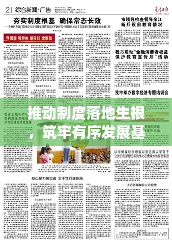 推动制度落地生根,筑牢有序发展基石