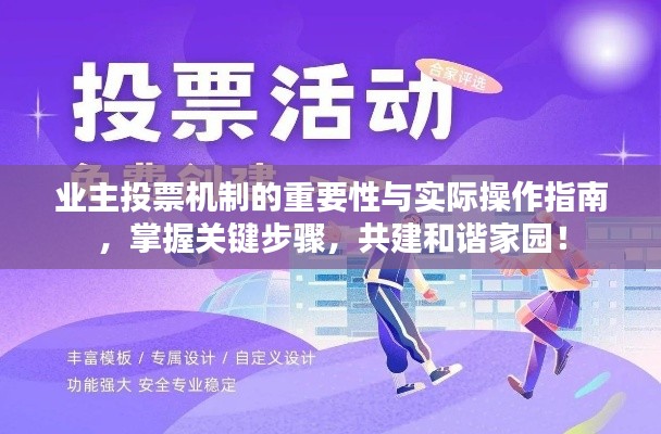 业主投票机制的重要性与实际操作指南，掌握关键步骤，共建和谐家园！