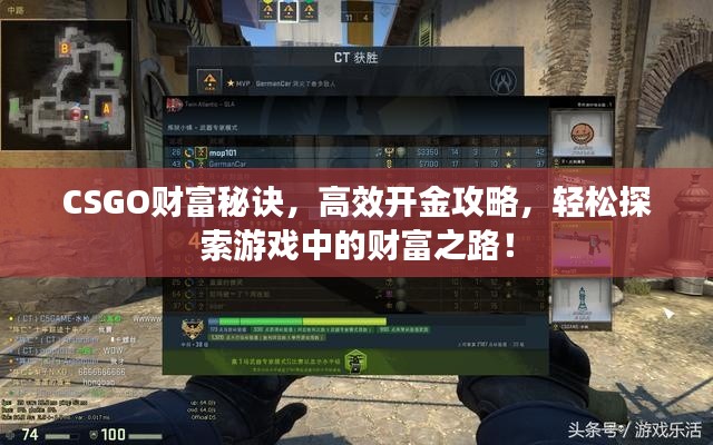 CSGO财富秘诀，高效开金攻略，轻松探索游戏中的财富之路！